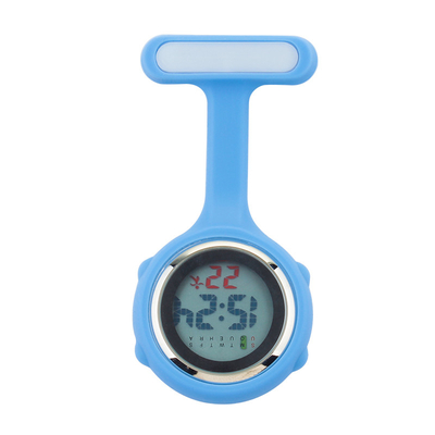Silicone Digital Nurse Watches Fob Pocket Watches Lapel Nursing Brooch Clock Doctor Nurse Gift Timepiece
