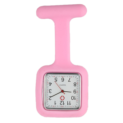 Silicone Medical Watch Hospital Gift for Nurse Doctor Quartz Nurse Pocket Watch Clip-on Fob Brooch Doctor Watch