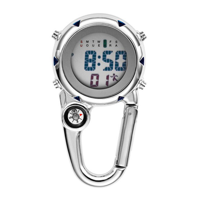 Digital Carabiner Clip Watches Sport Hook Clock Hospital Gift Electronic Luminous Multi-function FOB Nurse Watch Outdoor