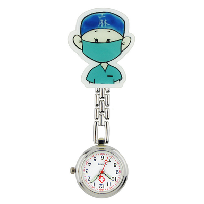 Fob Nurse Pocket Watches Quartz Brooch Medical Watch Cartoon Cute Kawaii Patterns Doctor Clock Gifts Hospital