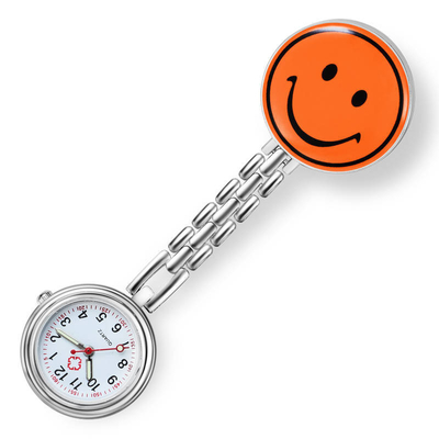 Smiley NEW Nurse Watch Gift Student Hanging Watches Luminous Japanese movement Pocket Watch Nurse Clock Unisex stationar