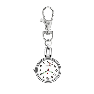 Nurse Pocket Watches Key Chain Luminous for the aged Pointer Hanging Watches Quartz Movt