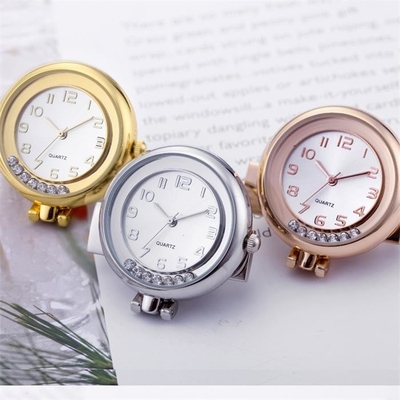 Silver Nurse Fob Watch Clip High-Quality Japanese Movement Diamond Reloj Enfermera Hospital gift Doctor Clock