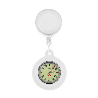 Stretchable Nurse Watches Cute Silicone Pocket Nurse Watch Medical Watches Round Dial FOB Clip-on Doctor Clock Hospital
