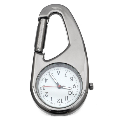 Nurse Watch Hospital Gift Quartz Doctor Clocks Carabiner Clip Watches Outdoor Black Reloj Unisex Sport Compass Fob Pocke