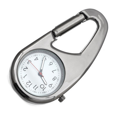 Nurse Watch Hospital Gift Quartz Doctor Clocks Carabiner Clip Watches Outdoor Black Reloj Unisex Sport Compass Fob Pocke
