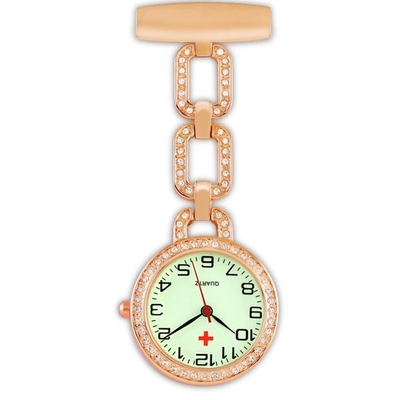 High-quality Physician Nursing Watch Diamond Chest PocketWatch Pocket Watch Medical Exam Watch Doctor Clock Gift