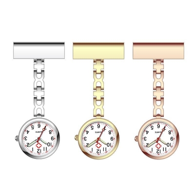 Nurse Watch FOB Nurse Pocket Watch Silver Hospital Quartz Clock Luminous Doctor Watches Creative Doctor Nursing Gift 5pc