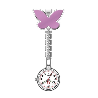 Butterfly Nurse Watch Medical Hanging Brooch Doctor Pocket Watch Quartz Luxury Crystal Luminous Hospital Gift Dropshippi