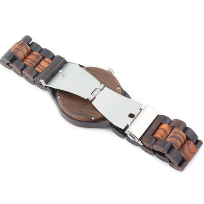 Natural Wood Watch male wooden Luxury Retro Raw Sandal  Wristwatch mens Relogio Masculino Watch Quartz Gift Watches drop