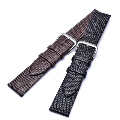 ALK VISION Ladies Watch Band Top Luxury Leather Wristband Women Brand Watch Accessory Lizard Pattern Pin Buckle Strap Fo