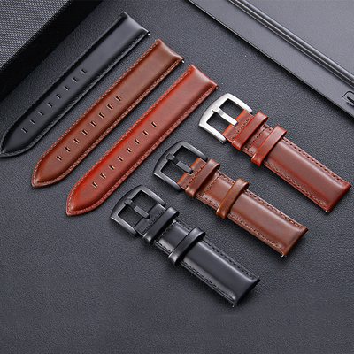 Quick Disassembly Strap Leather Wristband Watch Accessories Pin Buckle Strap Belt Smart Watch