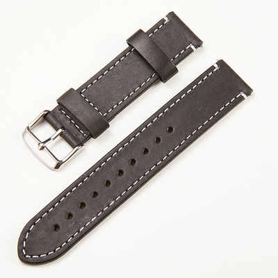 Vintage Genuine Leather Watchband oil wax cowhide strap accessories switch quick release raw ear smart strap leather wat