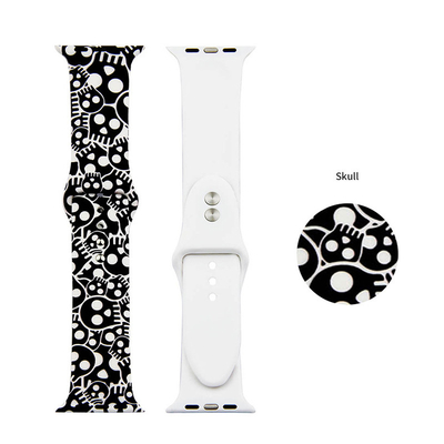 2020 Applicable Iwatch Strap Silicone Printed Apple Strap Smart Watch Strap