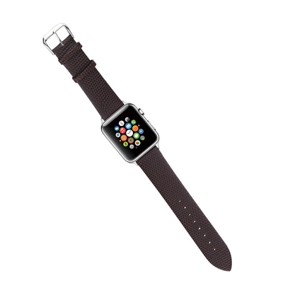 Watch band for Iwatch Series 5 4 3 Lizard Pattern Cow Genuine leather Black Bracelet Strap wristband 38mm 40mm  42mm 44m
