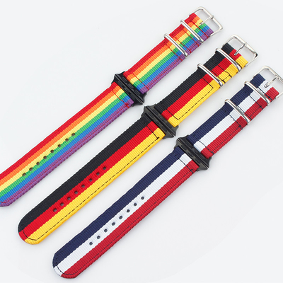 Watchband for apple watch LGBT Accesorios Pride Rainbow Belt Band Strap for iwatch 4/3/2/1 38 40 42 44mm Bracelet Pin Bu