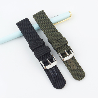 Canvas nylon band for watch watchband sports strap belt for women men watches accessory bracelet wristband diy parts 18