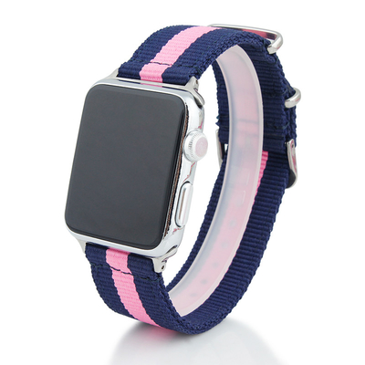 NATO Nylon Watchband strap for apple watch straps canvas band for iwatch 3/2/1 38mm 42mm belt bracelet for smart watch
