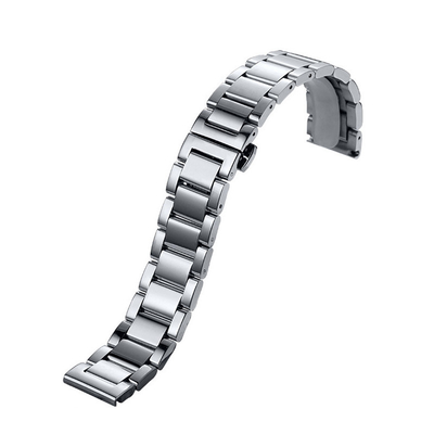 Stainless Steel WatchBand men's bracelet for watches ladies wrist watches Butterfly buckle 18 20 22 24mm watch stra