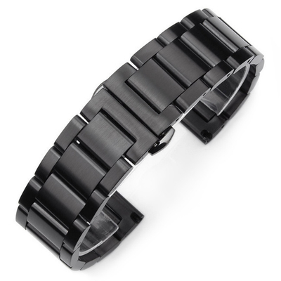 Stainless Steel WatchBand men's bracelet for watches ladies wrist watches Butterfly buckle 18 20 22 24mm watch stra