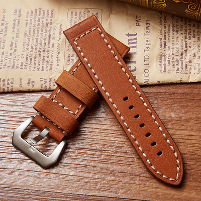 Watch belt watch fashion bracelet strap wristband brown light brown black20mm 22mm24mm
