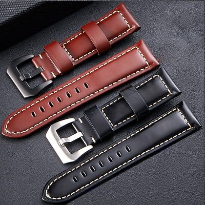 Luxury Brand Watchband 22mm Top Calf Genuine Leather Strap Blue Watch Band 24mm 26mm 2020 Fashion Leather Bracelet for T