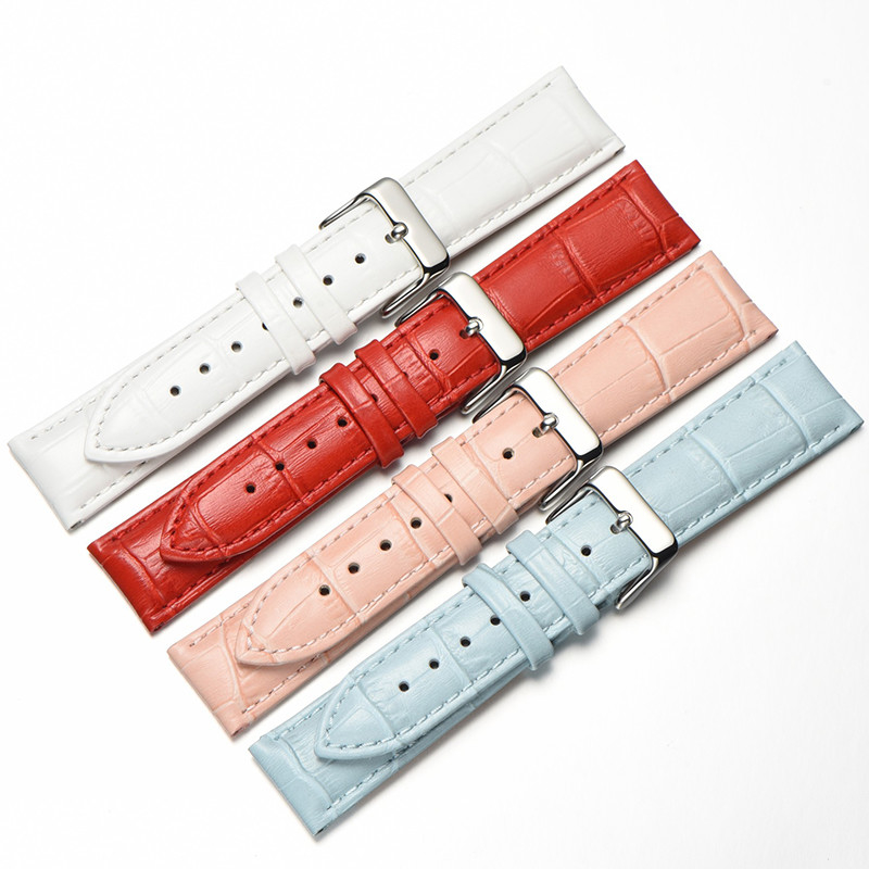 Watch band for watches 20mm 22mm 18mm watchband Genuine Cow leather strap bracelet for wristwatch Pin Buckle Accessories