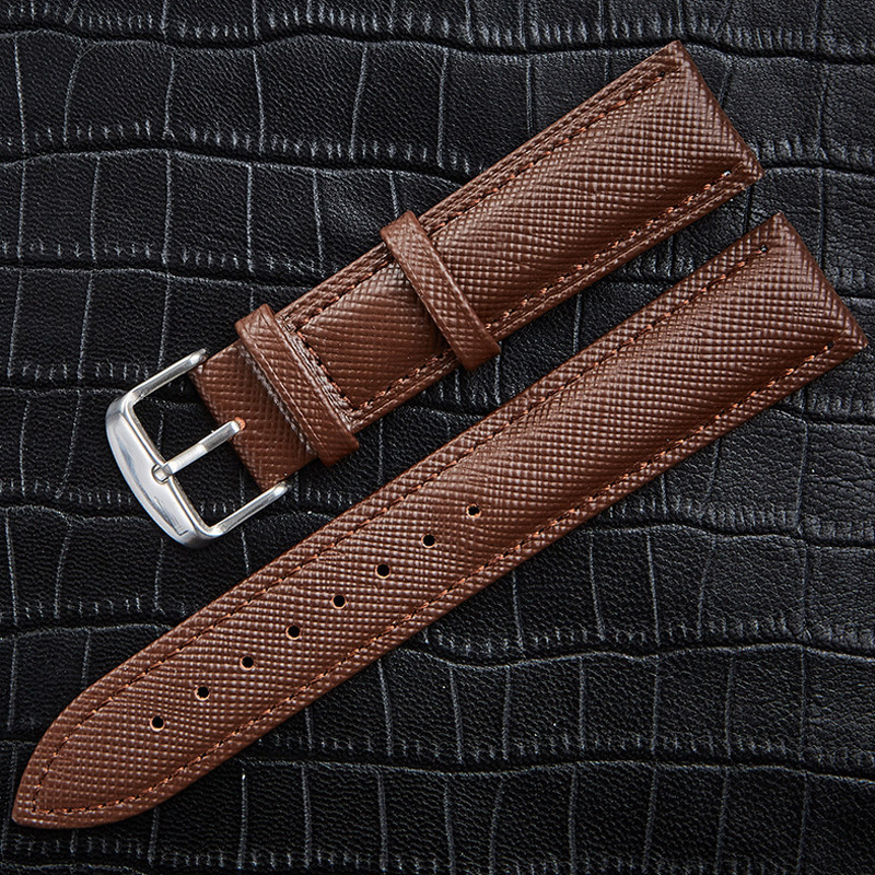 Watch Band Genuine leather Straps  14mm 16mm 18mm 20mm 22mm Fashion Man Women Watch  High Quality Brown Black colors Wat